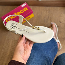 Sandália Moleca Rasteira Casual 5557.101