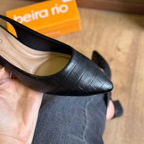 Scarpin Couro Croco Beira Rio 4182.220.3060.15745