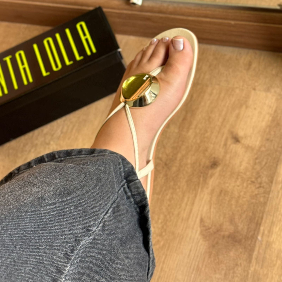 Sandália Rasteira Santa Lolla 07D2.54A2.0300