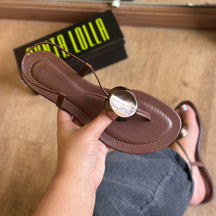 Sandália Rasteira Santa Lolla 07D2.54A2.0300