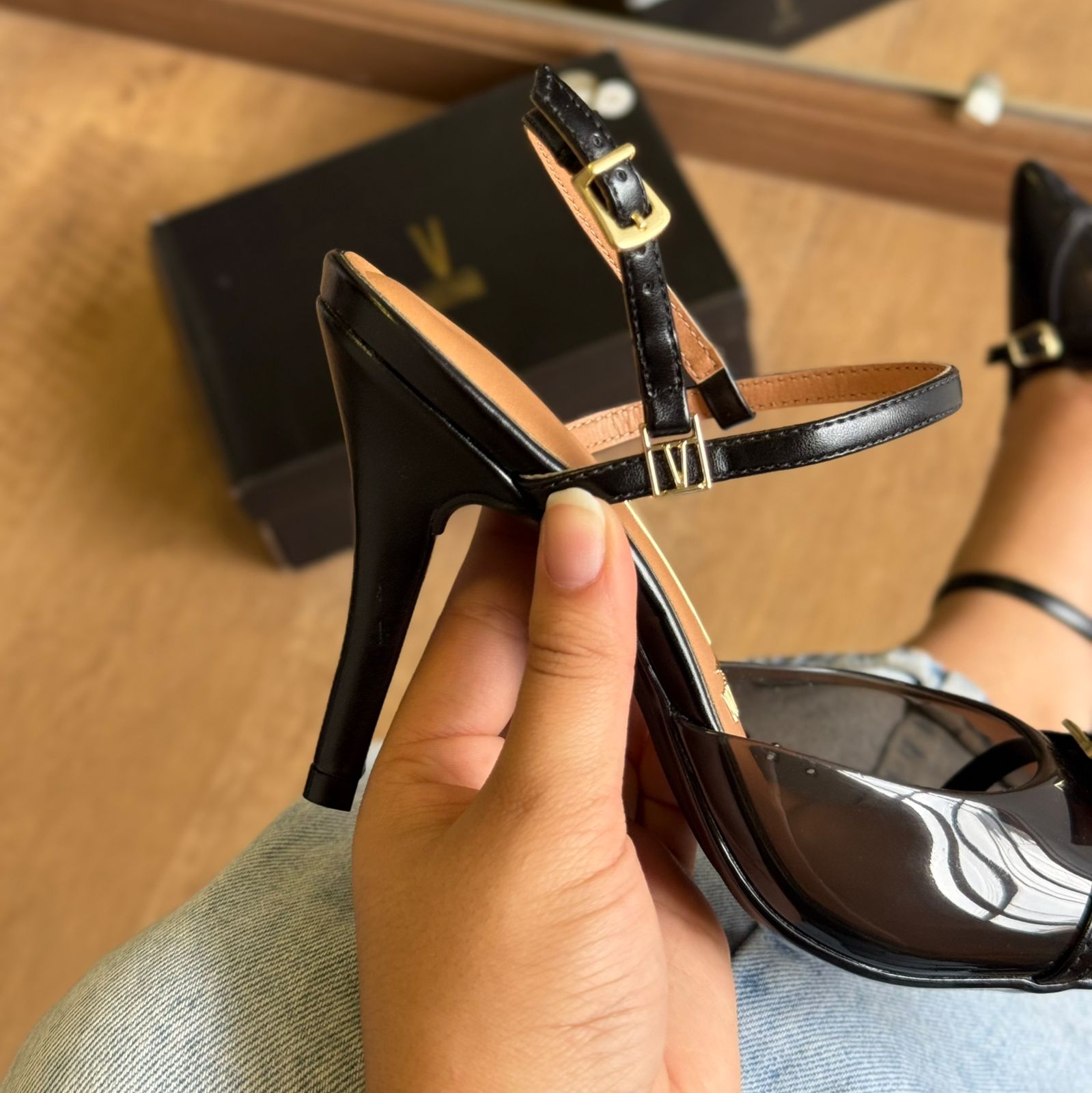 Scarpin Vizzano Detalhe Tela Transparente 1184.1722