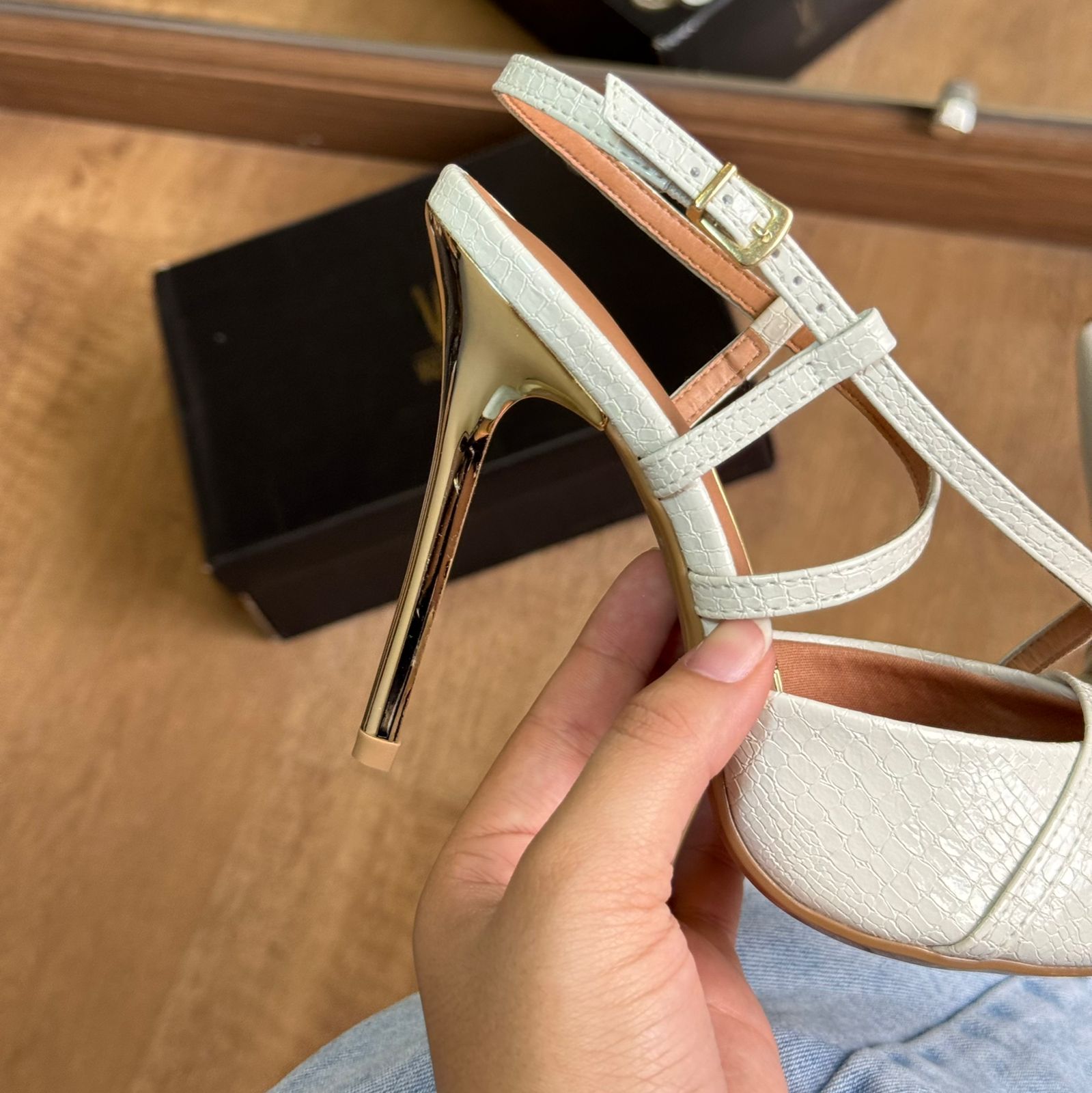 Scarpin Vizzano Croco Verniz Londo 1421.215