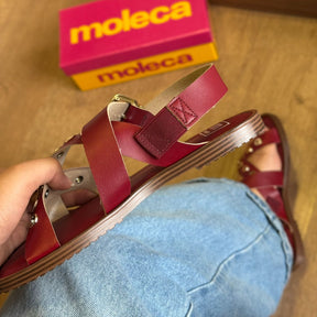 Sandália Rasteira Moleca Tira Argola 5555.203