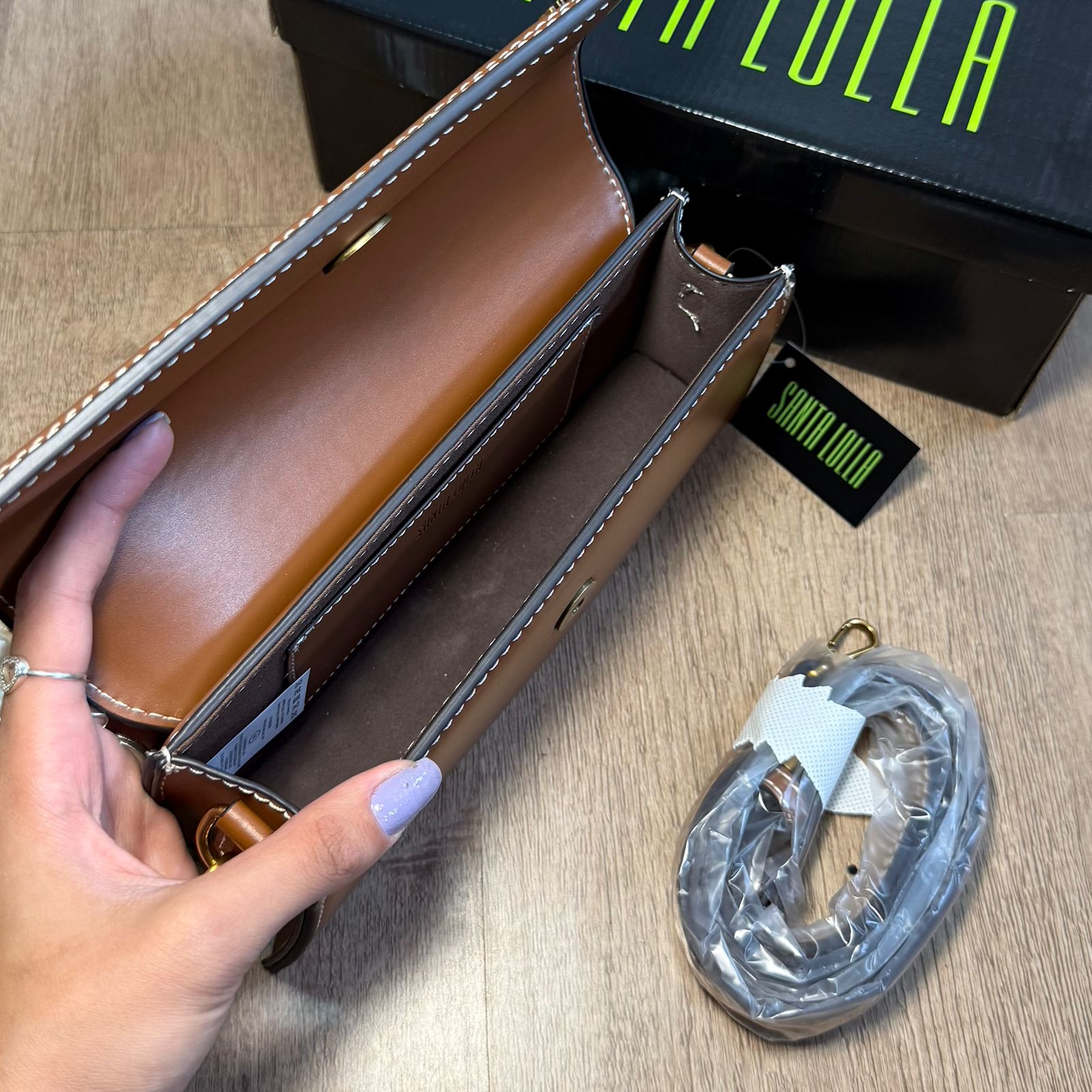 Bolsa Santa Lolla Pérolas 0470.56c5.037b