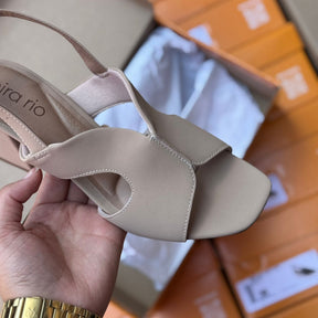 Sandália Beira Rio Slingback Nobuck 8436.238