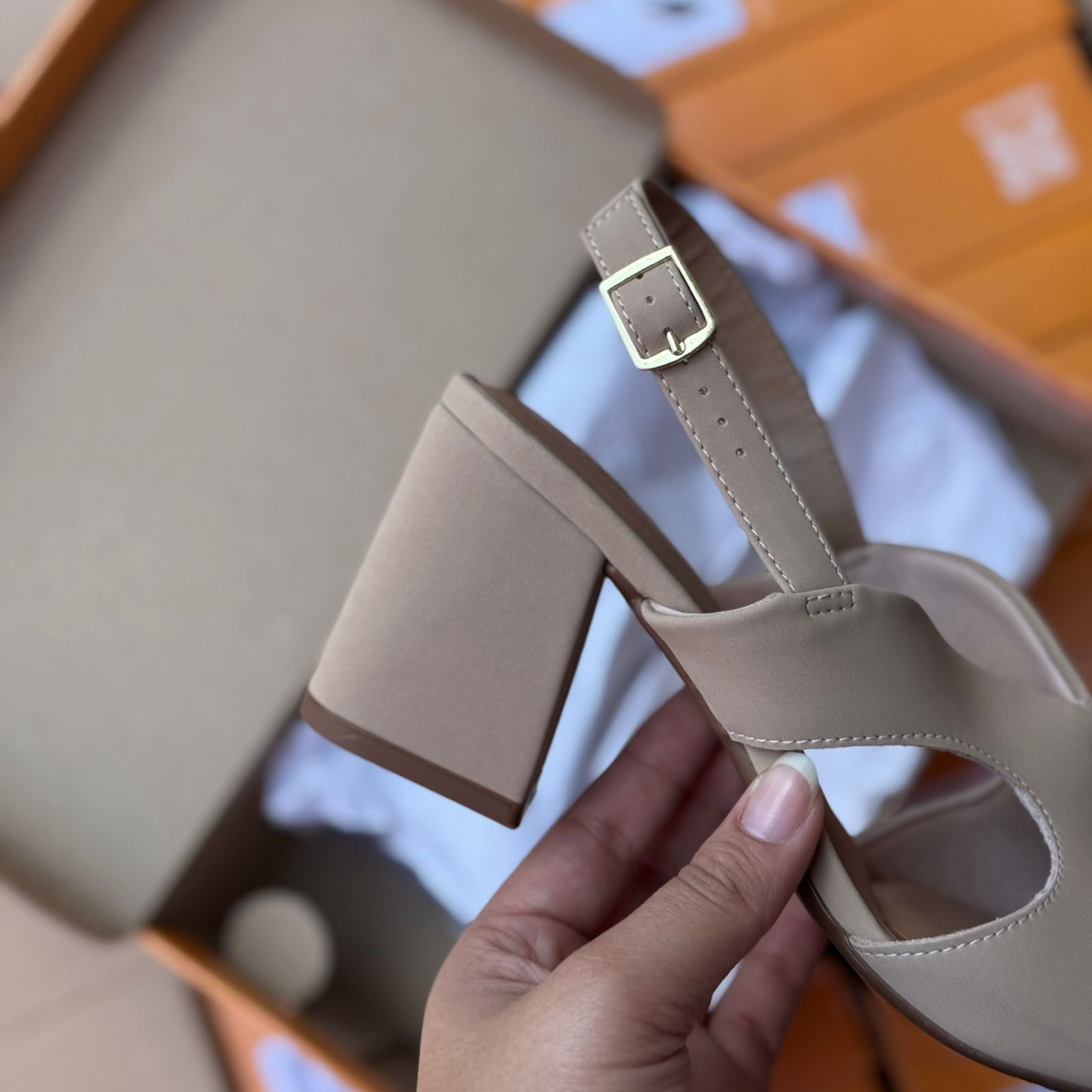 Sandália Beira Rio Slingback Nobuck 8436.238