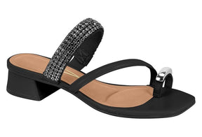 Sandália Vizzano Salto Bloco Baixo 6454.133 - Black Friday