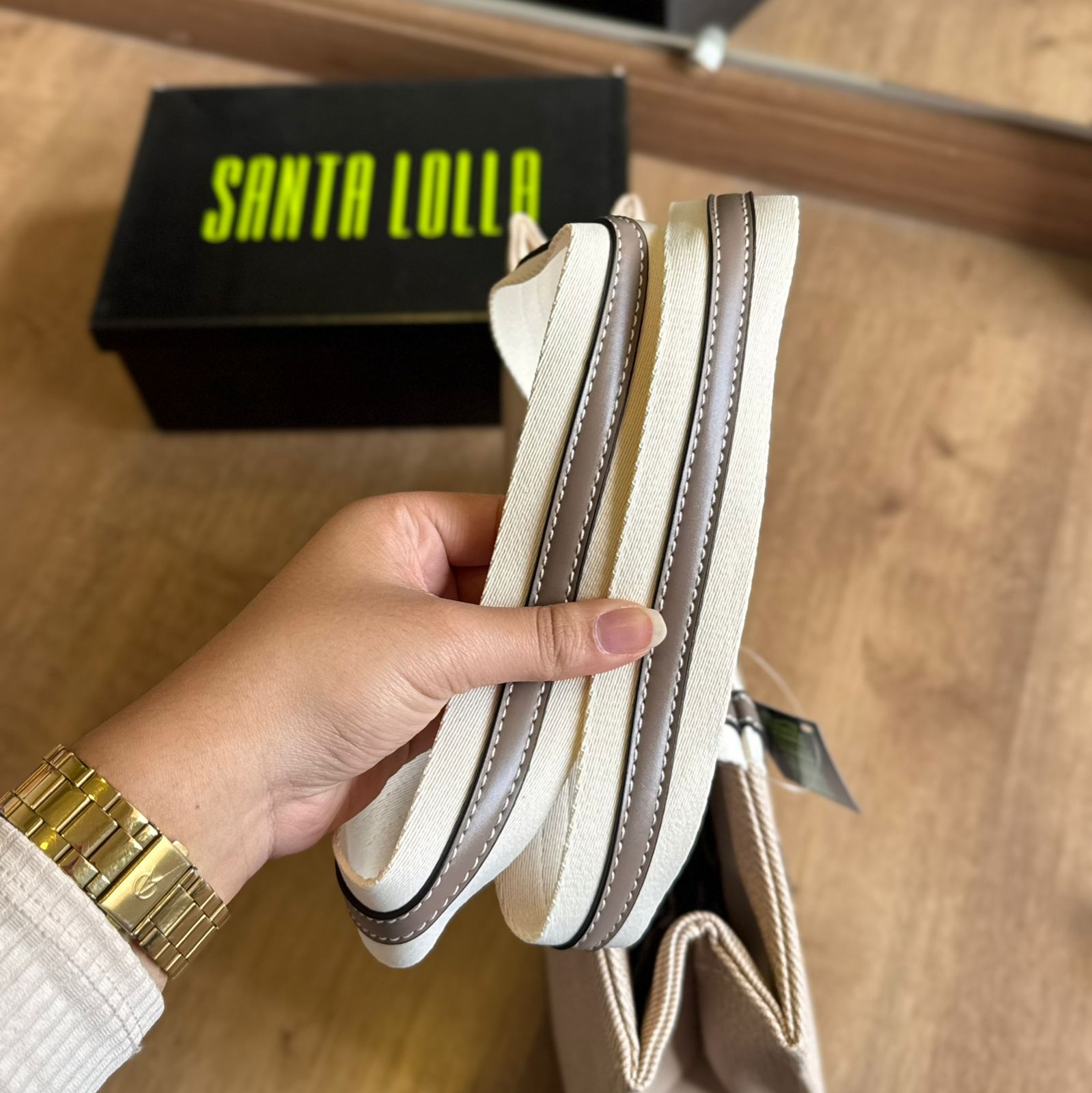 Bolsa Santa Lolla Quadrada Estruturada Alça De Ombro 0453.5720