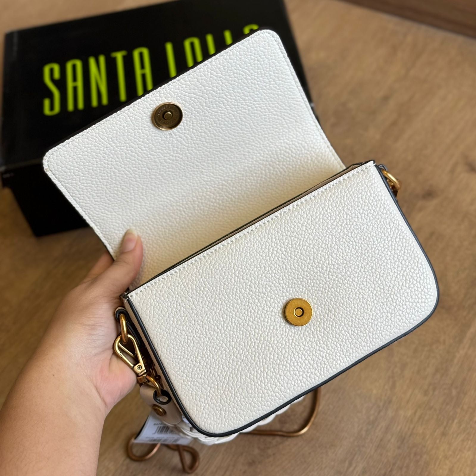Bolsa Santa Lolla Baguete Floater Alça Trança 0470.4B5E