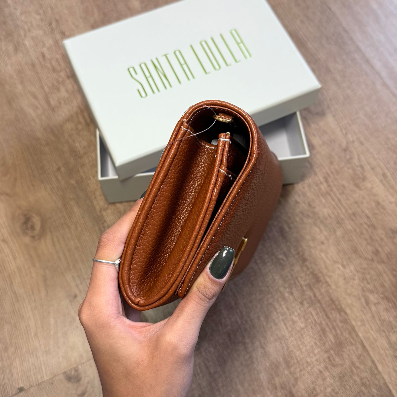 Bolsa Santa Lolla Carteira Alça Corrente Transversal  0471.4BE3