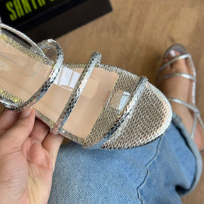 Sandália Santa Lolla Rasteira Tiras Finas 086C.4C78.0A14