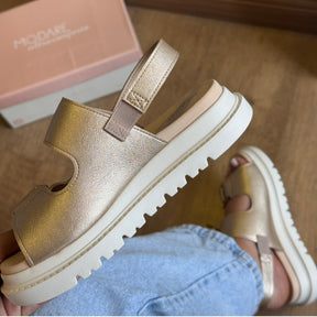 Sandália Modare Espelho Dourado 7200.102