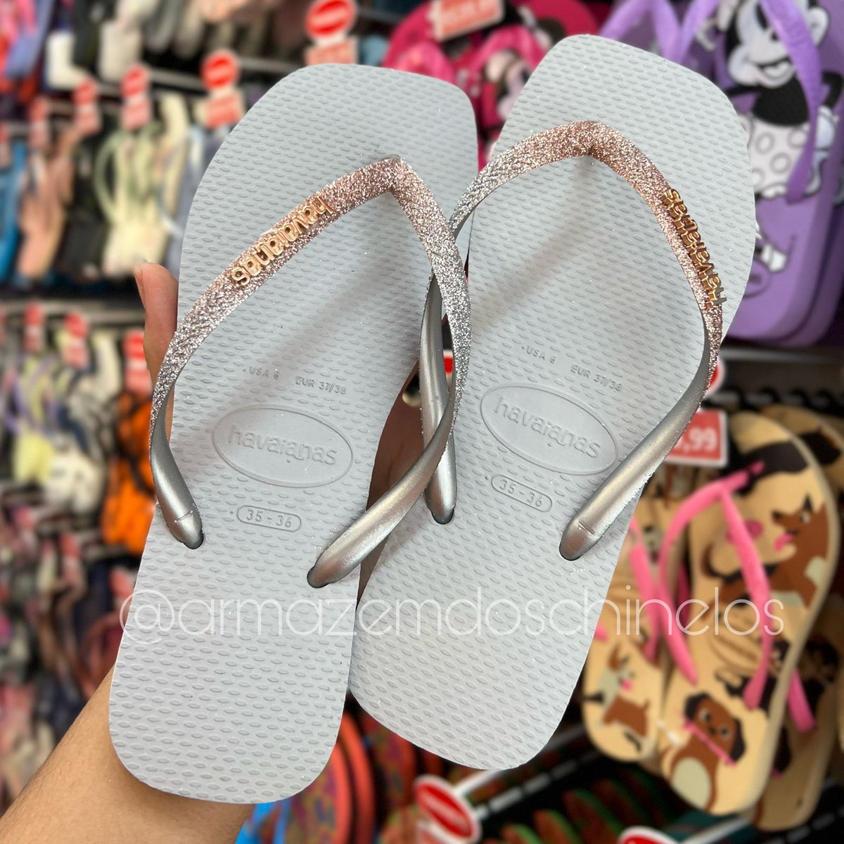 Havaianas Slim Square Glitter
