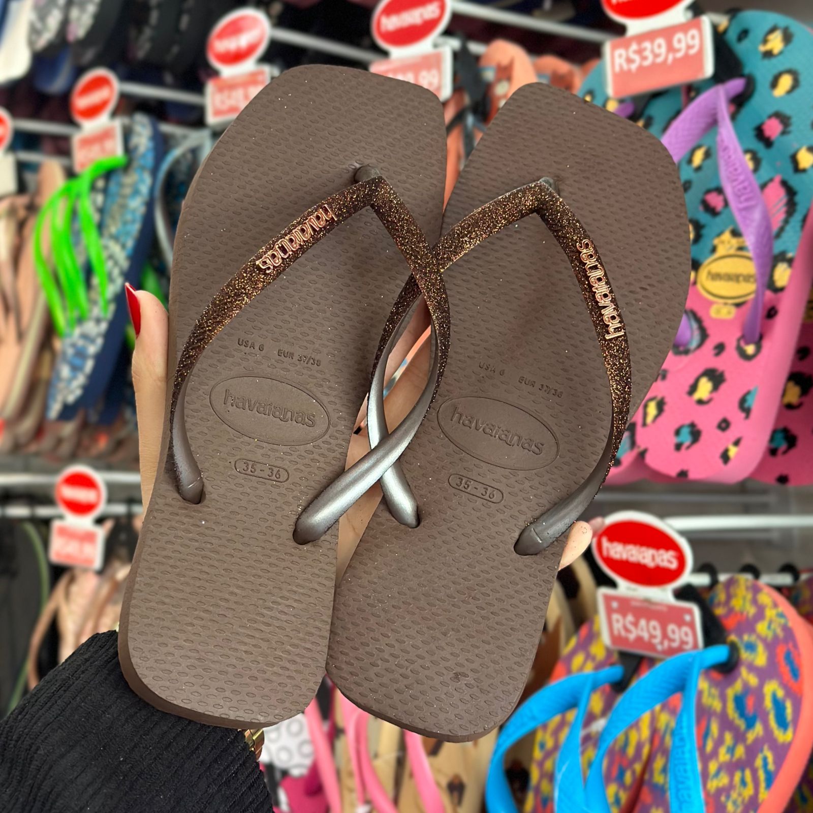 Havaianas Slim Square Glitter