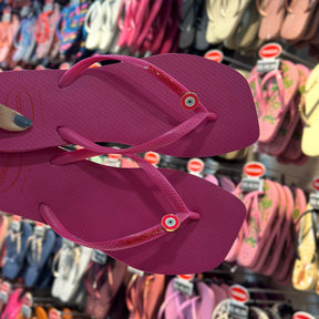 Havaianas Slim Square Logo Pop Up + Pin Olho Grego Fixo