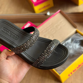 Sandália Papete Rasteira Moleca 5508.100