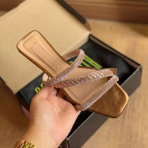 Rasteira Santa Lolla Shiny Metalizado Soft 0775.4CBD.0339