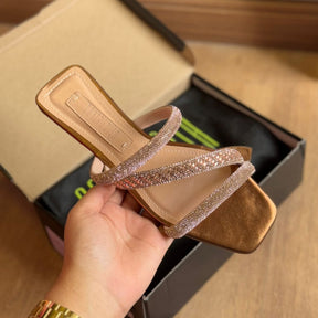 Rasteira Santa Lolla Shiny Metalizado Soft 0775.4CBD.0339