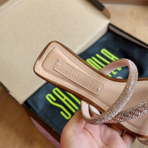 Rasteira Santa Lolla Shiny Metalizado Soft 0775.4CBD.0339