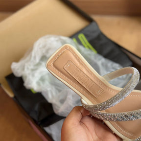 Rasteira Santa Lolla Shiny Metalizado Soft 0775.4CBD.0339