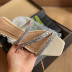 Rasteira Santa Lolla Shiny Metalizado Soft 0775.4CBD.0339