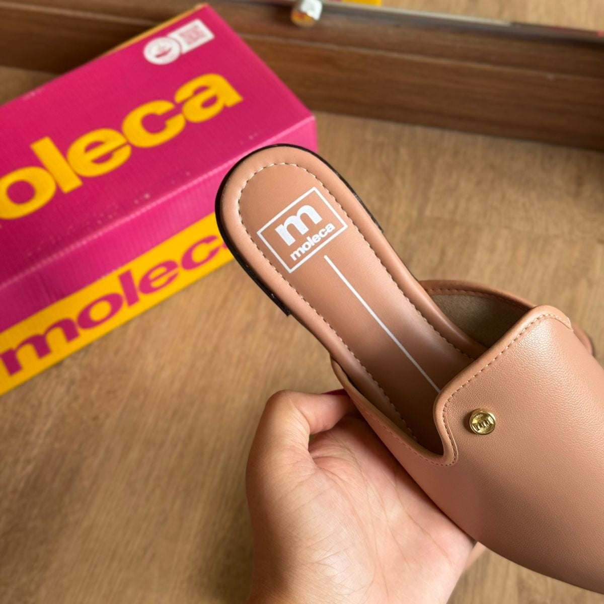 Mule Moleca Rasteira Bico Fino 5444.300