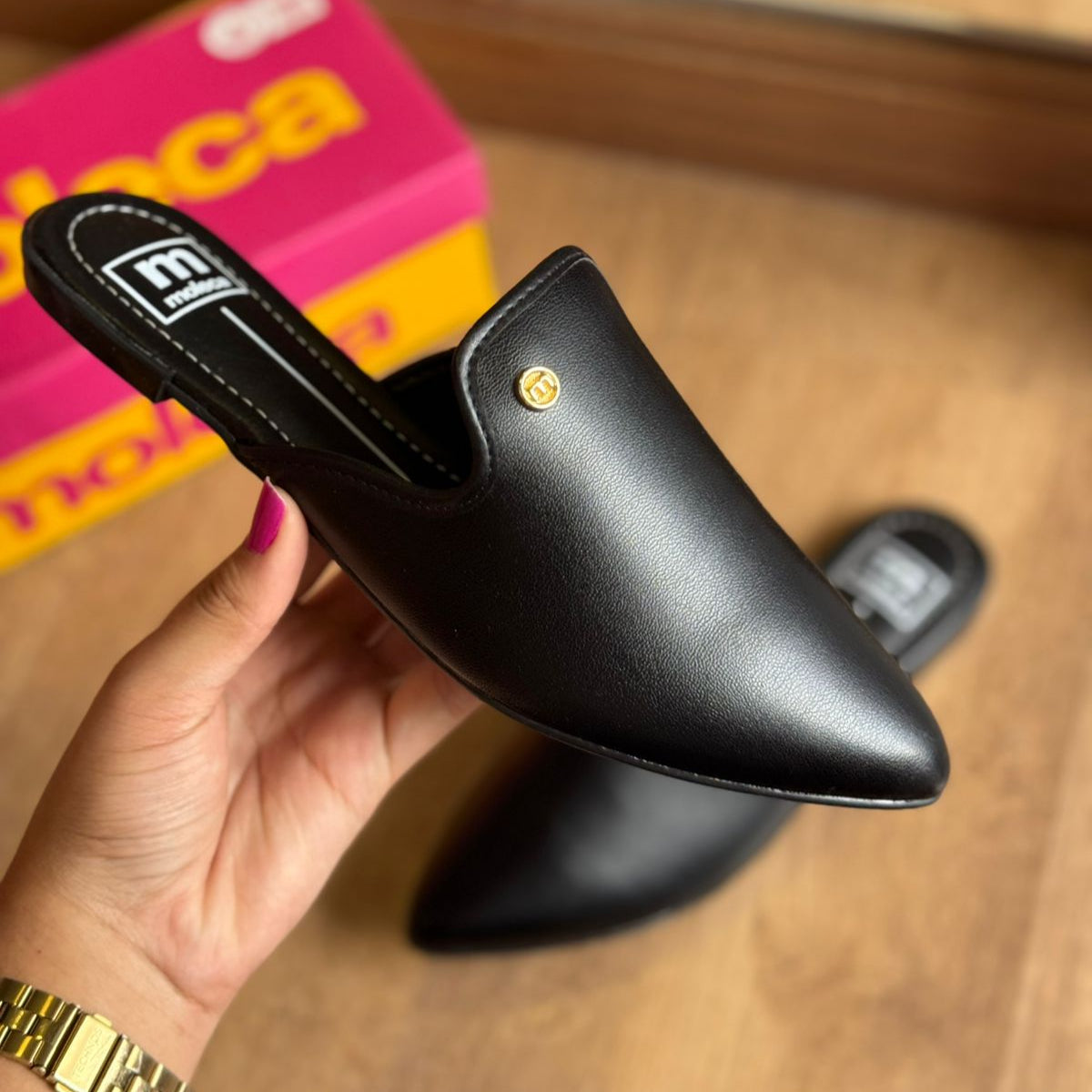 Mule Moleca Rasteira Bico Fino 5444.300