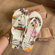 Chinelo Havaianas Slim Summer Bliss + Pin Tucano e Coqueiro