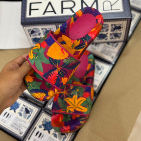 Chinelo Slide Farm Rio Praiana Print J100020001