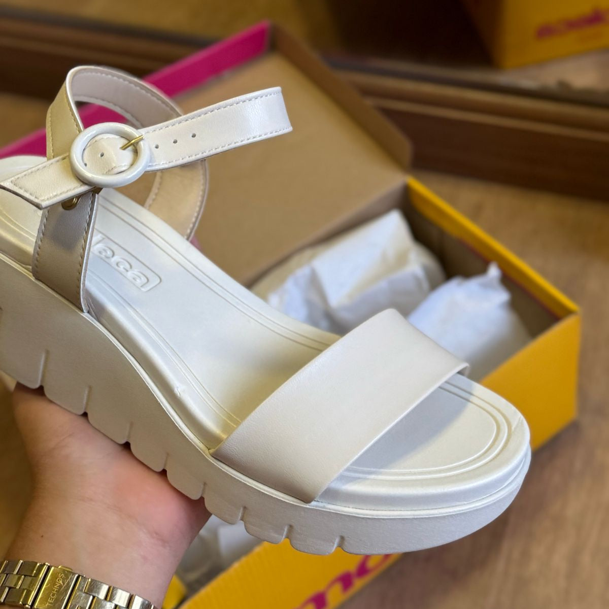 Sandália Moleca Plataforma 5536.100