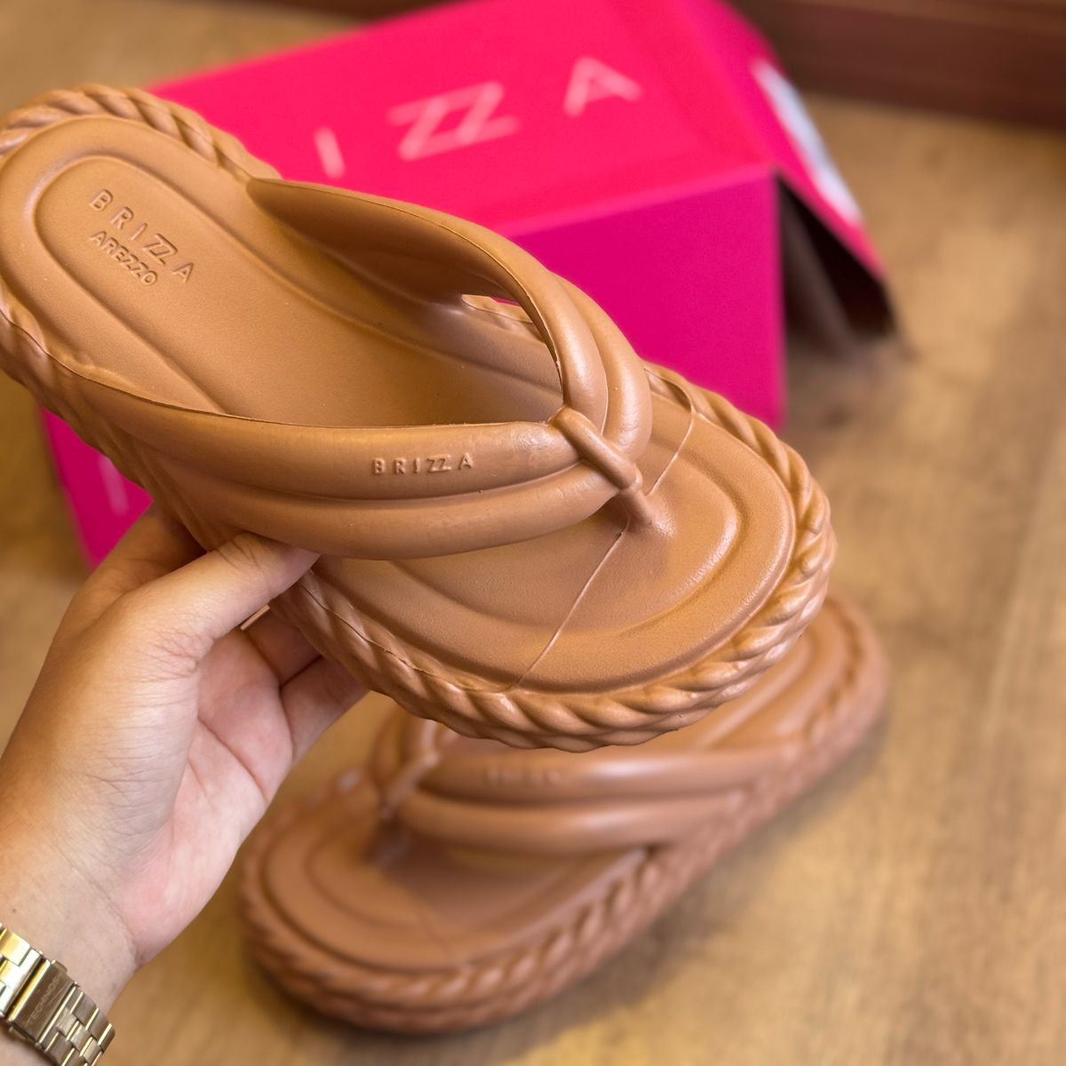 Sandália Arezzo  Flatform Marrocos Bold Z191360001