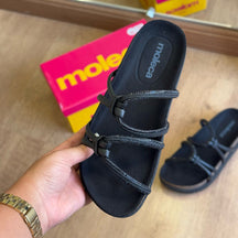 Sandália Moleca Tratorado com Cordas 5500.111