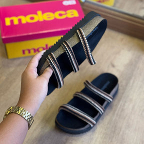 Sandália Moleca Tiras de Corda 5500.110