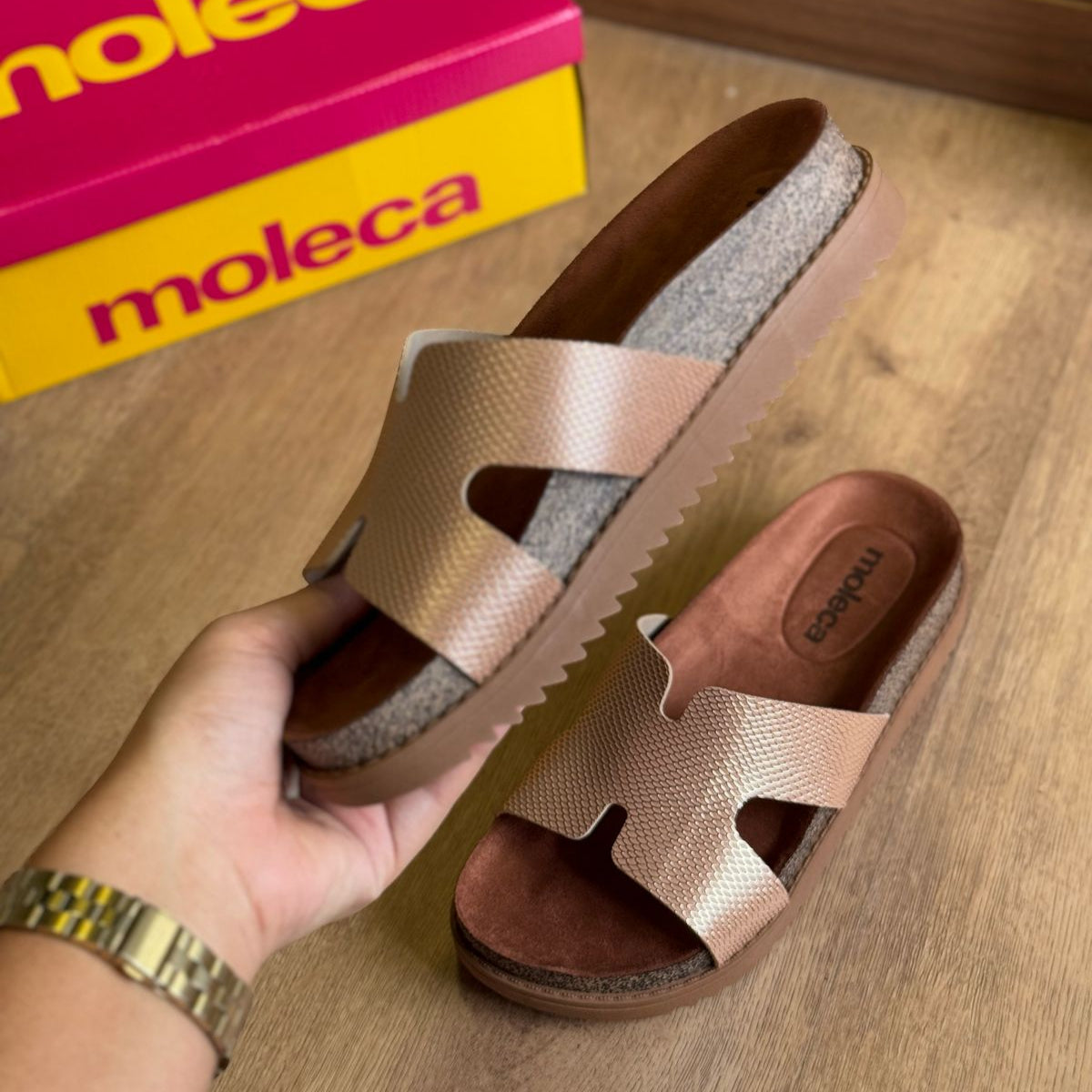 Sandália Moleca Papete H 5500.100.29853