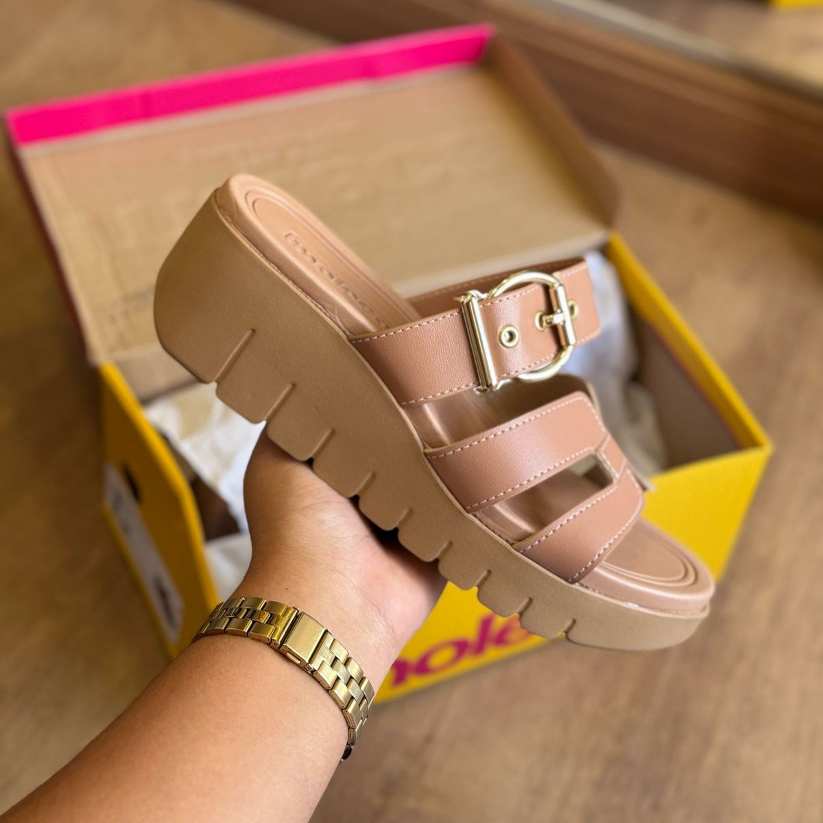 Sandália Moleca Tamanco 5536.105