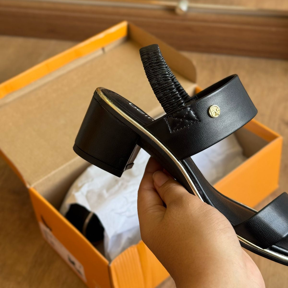 Sandália Beira Rio Salto Bloco 8379.221