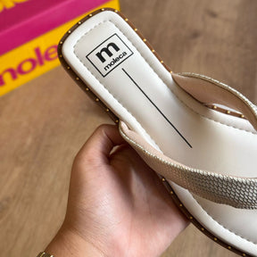 Sandália Moleca Tiras Escamadas 5547.101