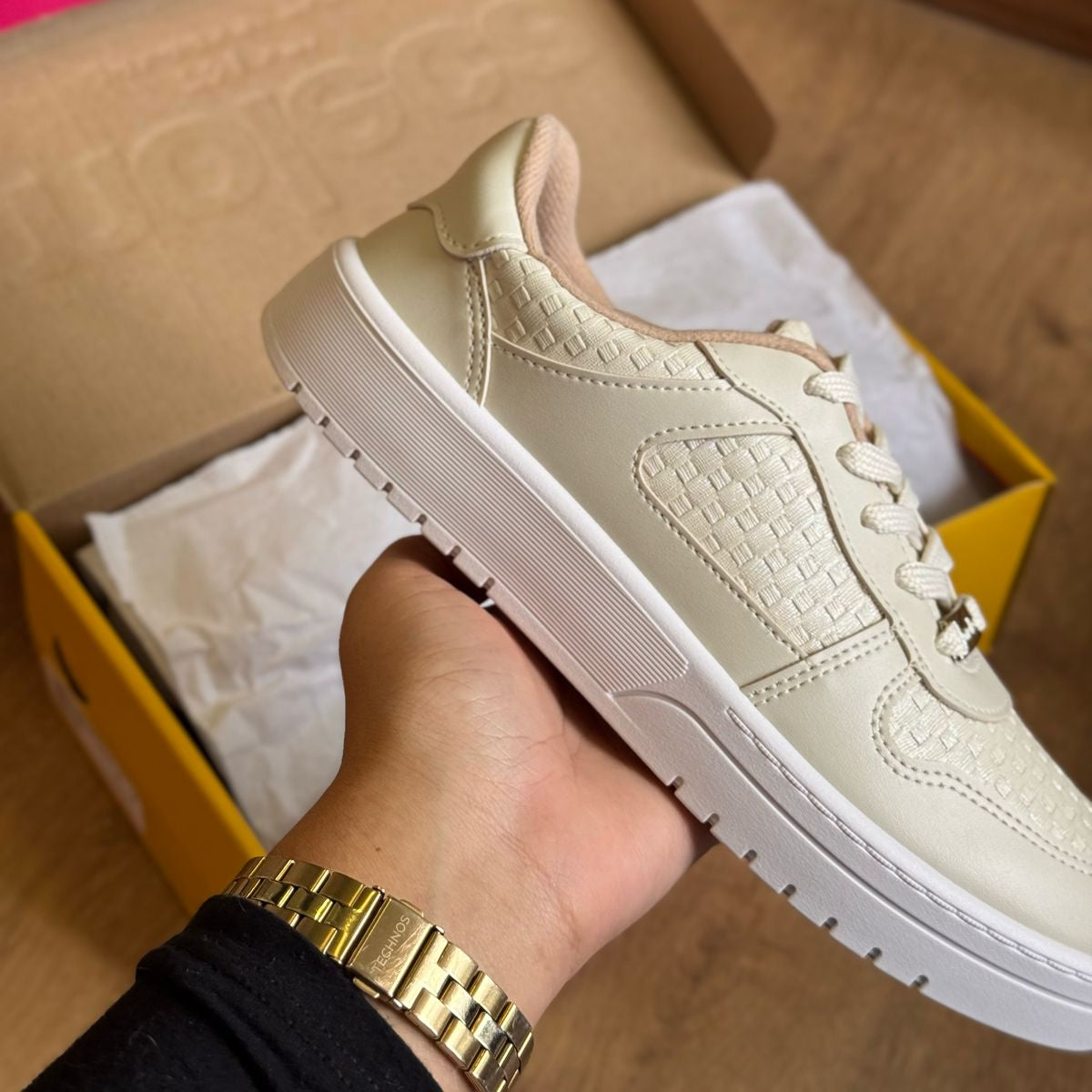 Tênis Moleca Casual Napa Tresse 5791.110