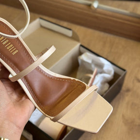 Sandália Santa Lolla Couro Confort Salto Bloco 045E.4F3C.033B