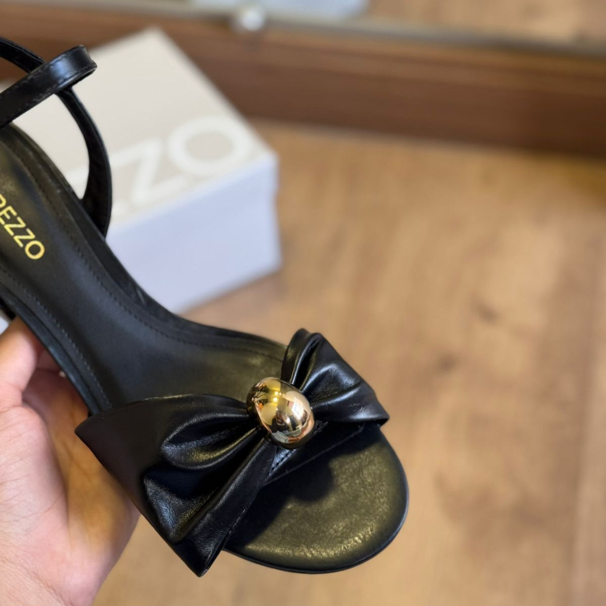 Sandália Arezzo Salto Bloco Arredondado A124630059