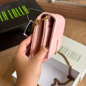 Bolsa Santa Lolla Carteira Alça Corrente Transversal  0471.4BE3