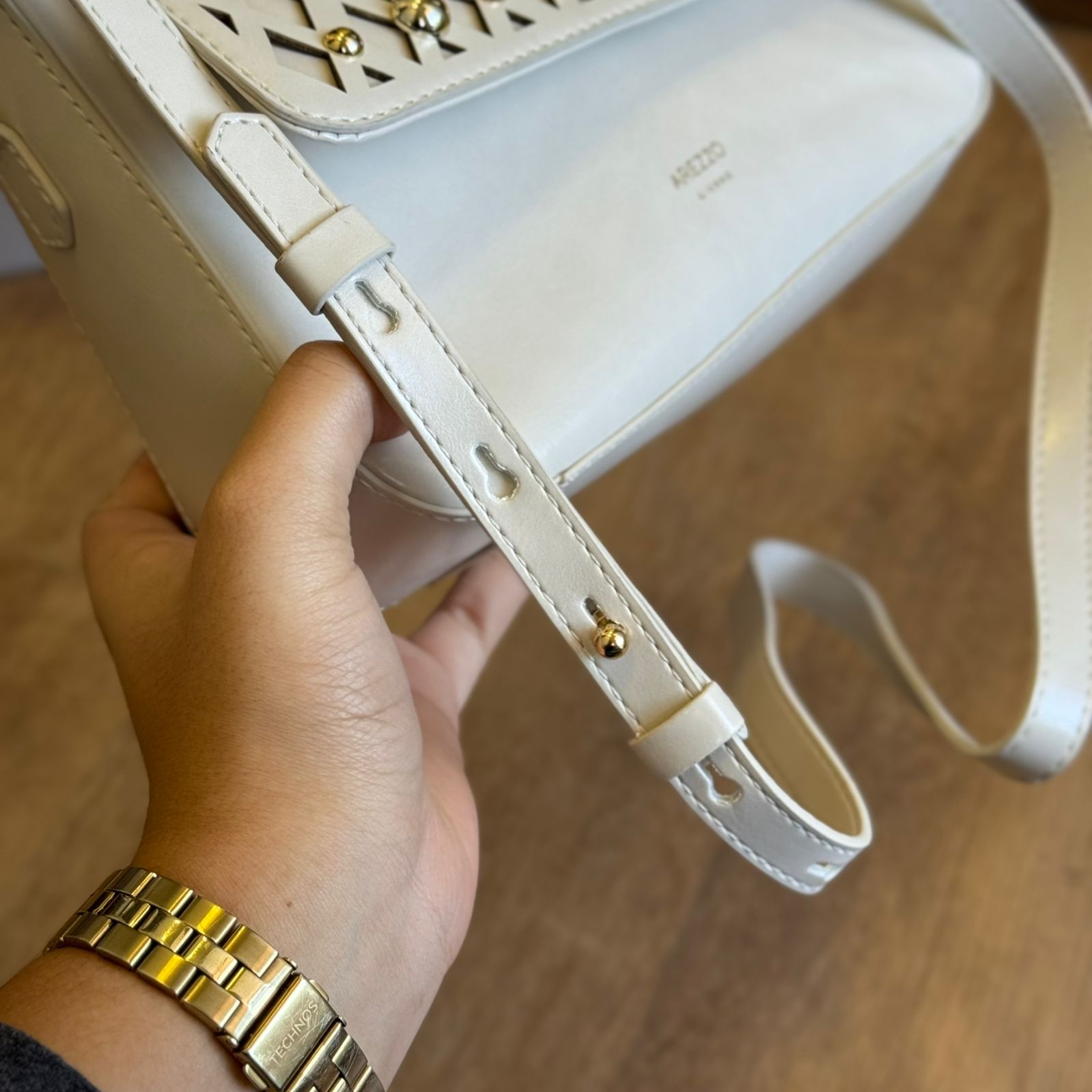 Bolsa Arezzo Tramado de Ouro A500210974