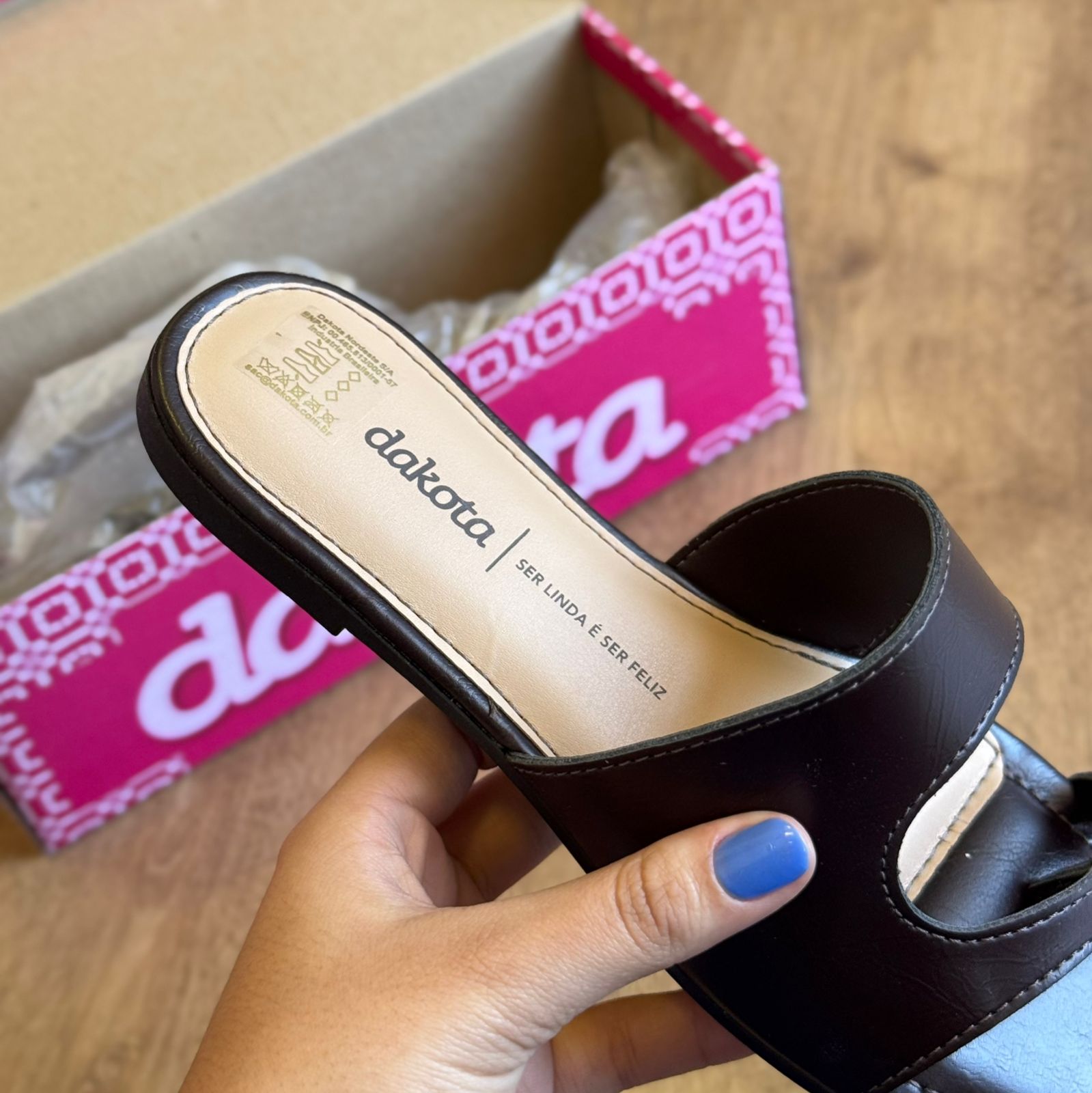 Rasteira Dakota Felicidade Y9932