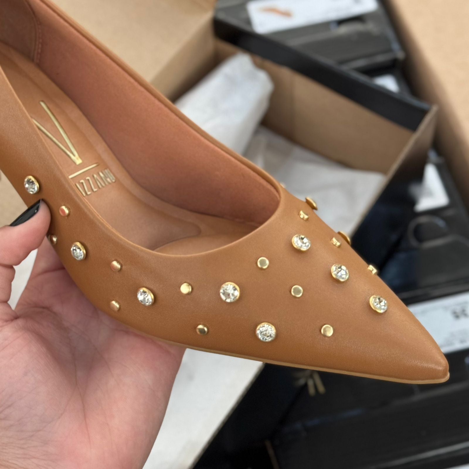 Scarpin Vizzano Luxo com Pedrarias 1456.109