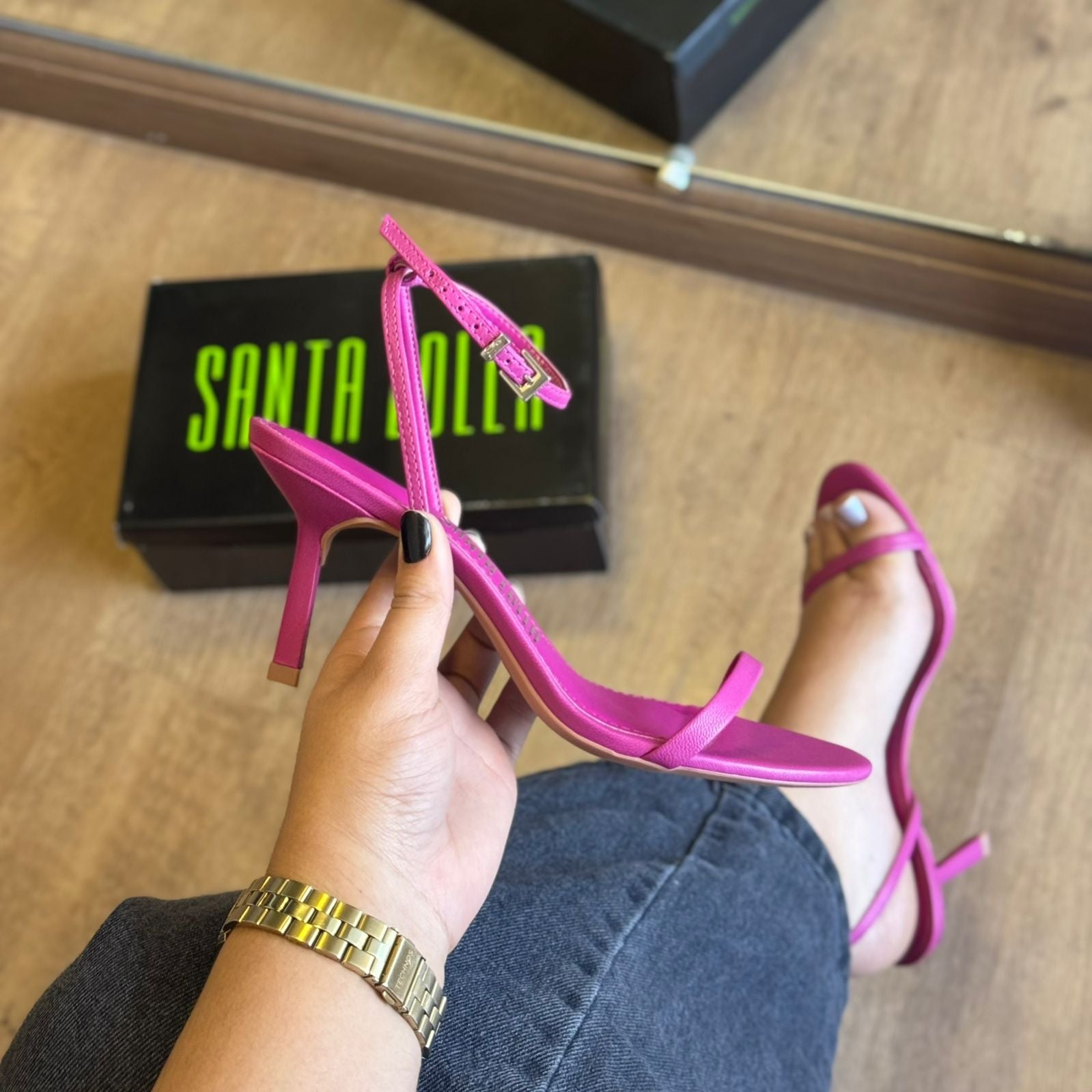 Sandália Salto Santa Lolla Slim 0750.452A.0345