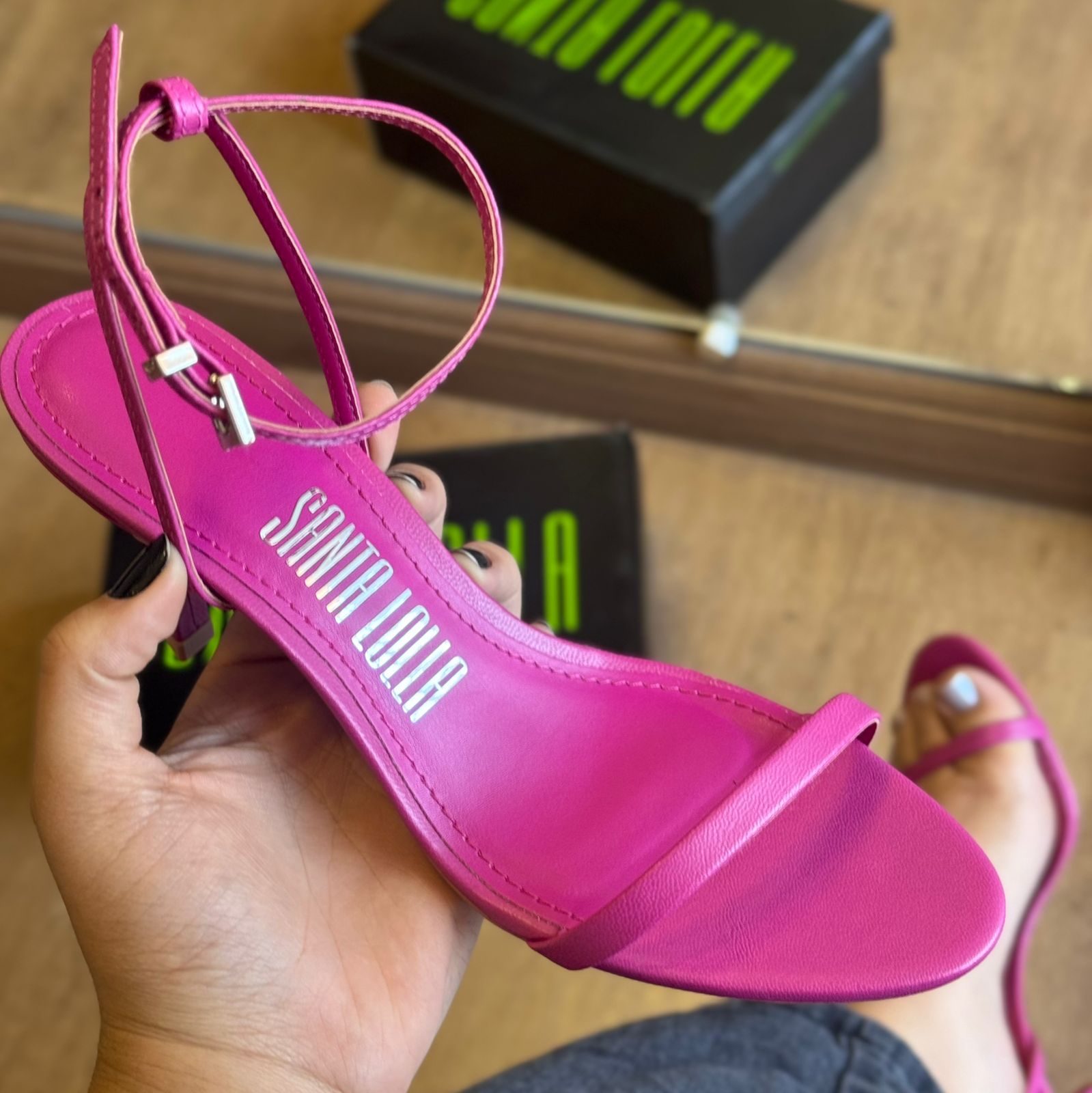 Sandália Salto Santa Lolla Slim 0750.452A.0345