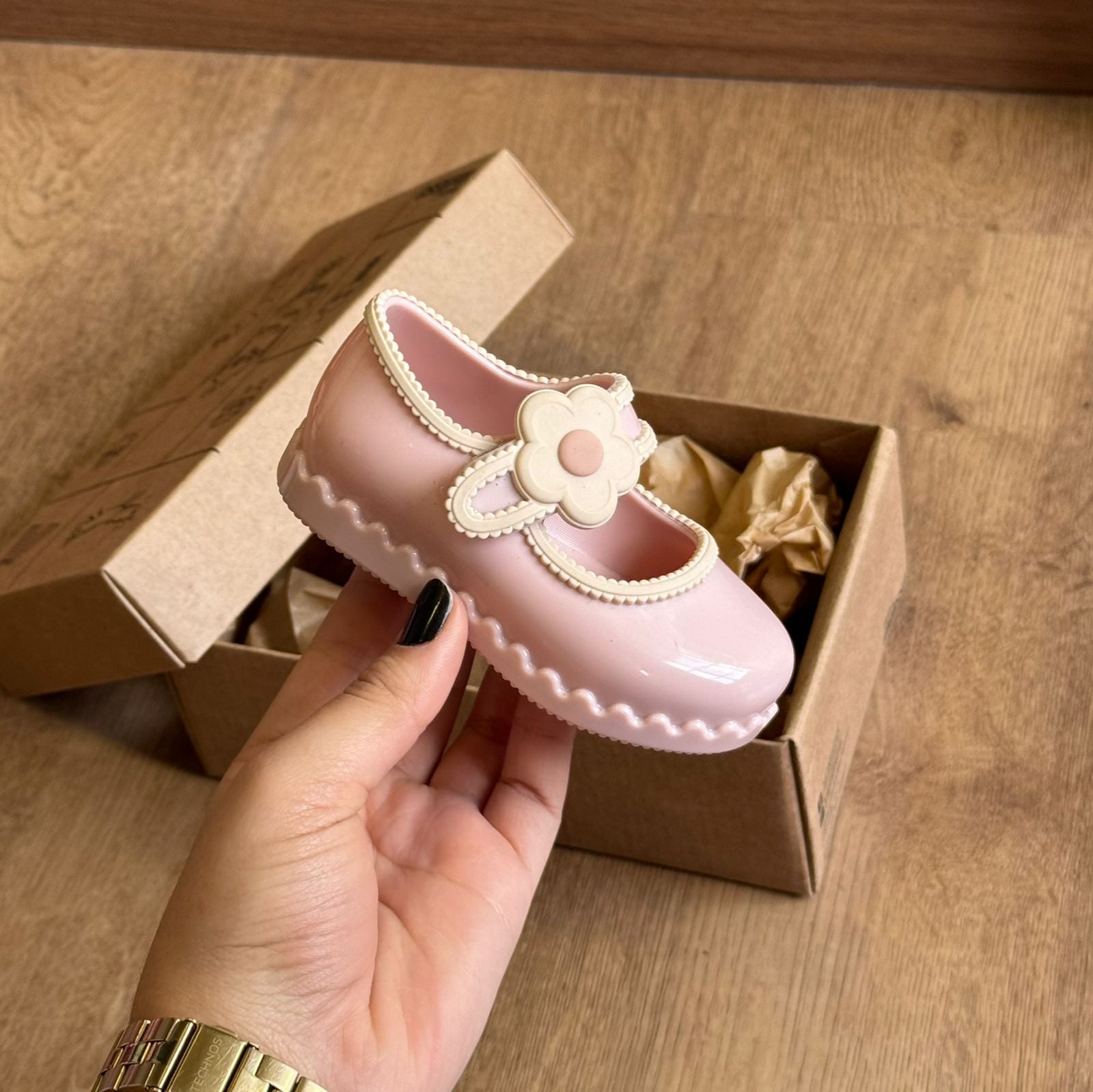 Sandália Mini Melissa Hip Ballerina Baby 36261