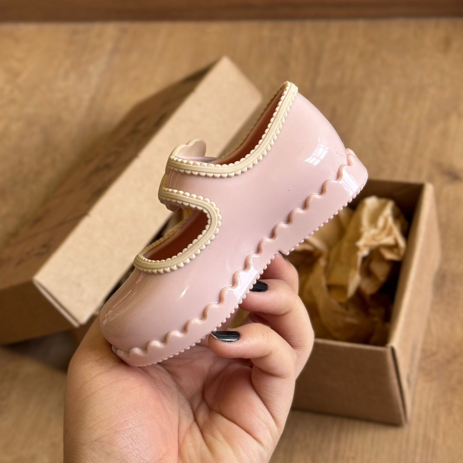 Sandália Mini Melissa Hip Ballerina Baby 36261