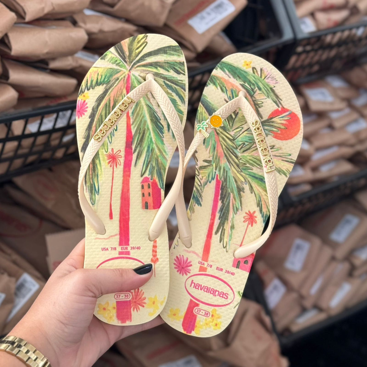 Havaianas Summer Bliss + Pin Sol e Tucano