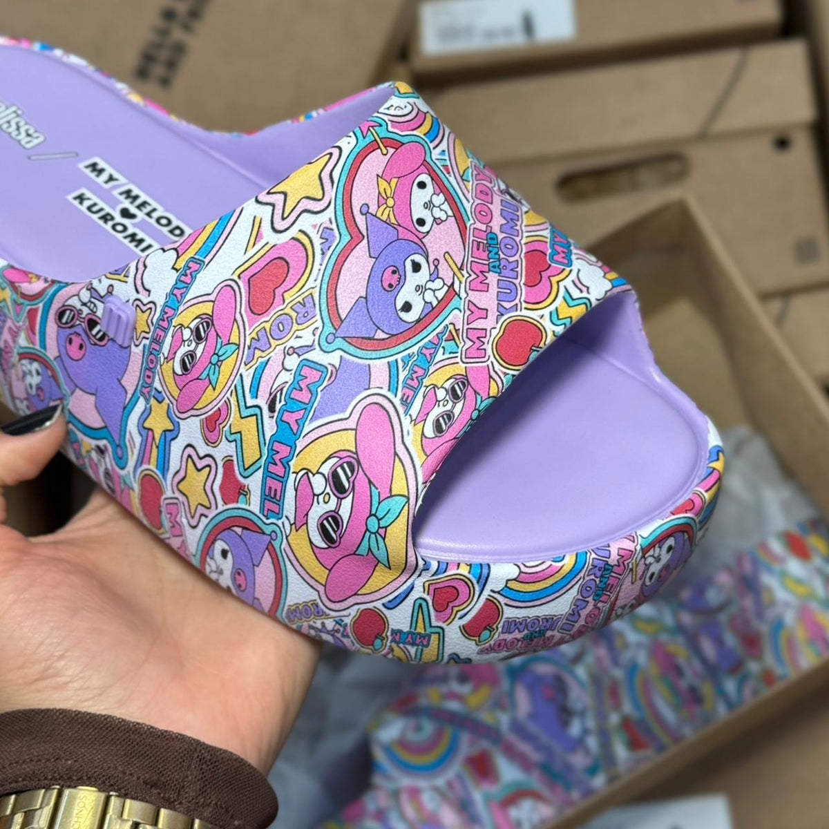 Melissa Free Platform Slide + Hello Kitty and Friends 37874